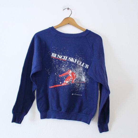 Vintage Busch Ski Club Sweatshirt Small